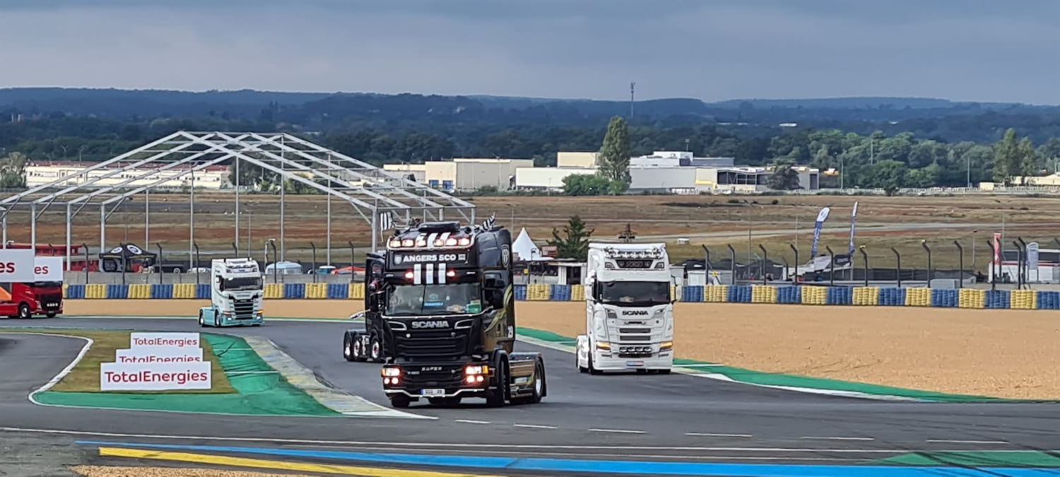 L'équipe Diguet - Clémot aux 24h Camions du Mans